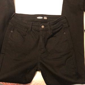 Black Old Navy Skinny Rockstar Jeans